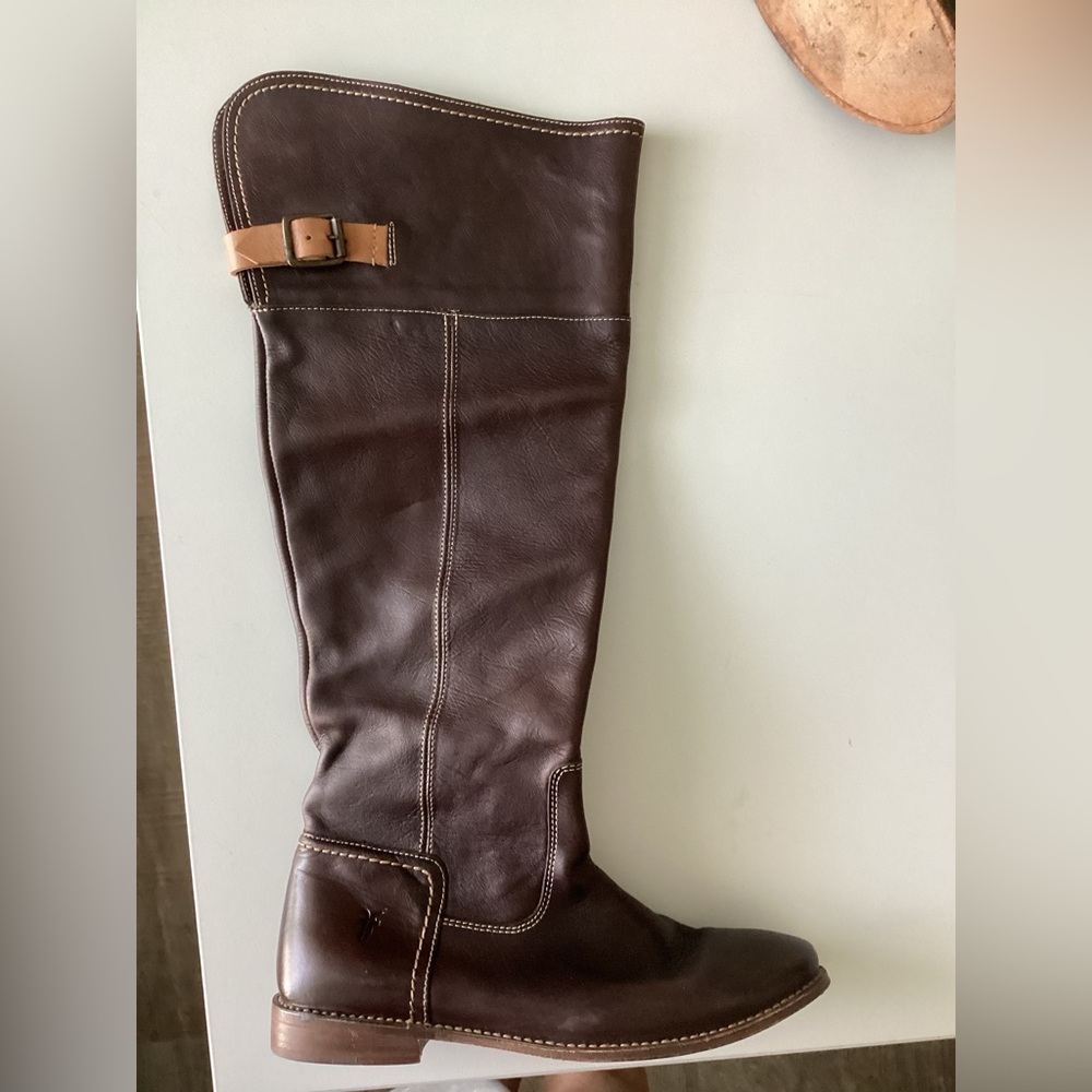 Brown Knee High Frye Boots - Picture 7 of 9